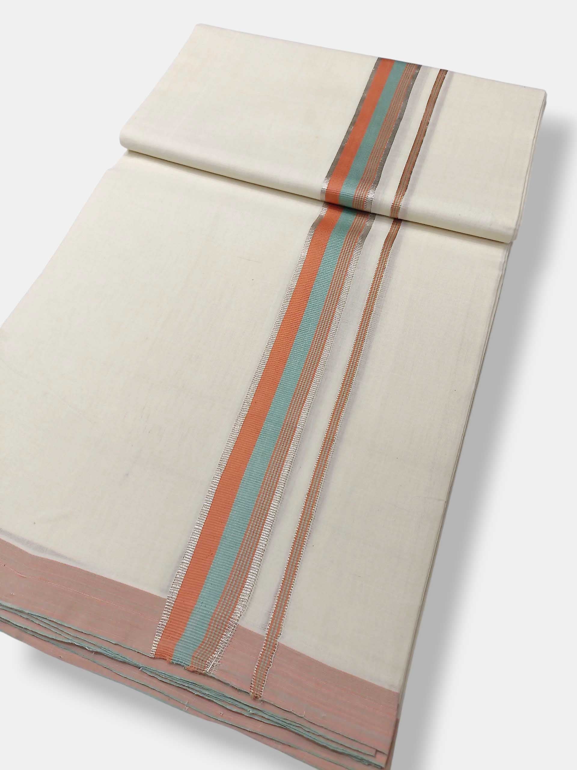Kerala Premium Balaramapuram Handloom Dhoti/Mundu for Men
