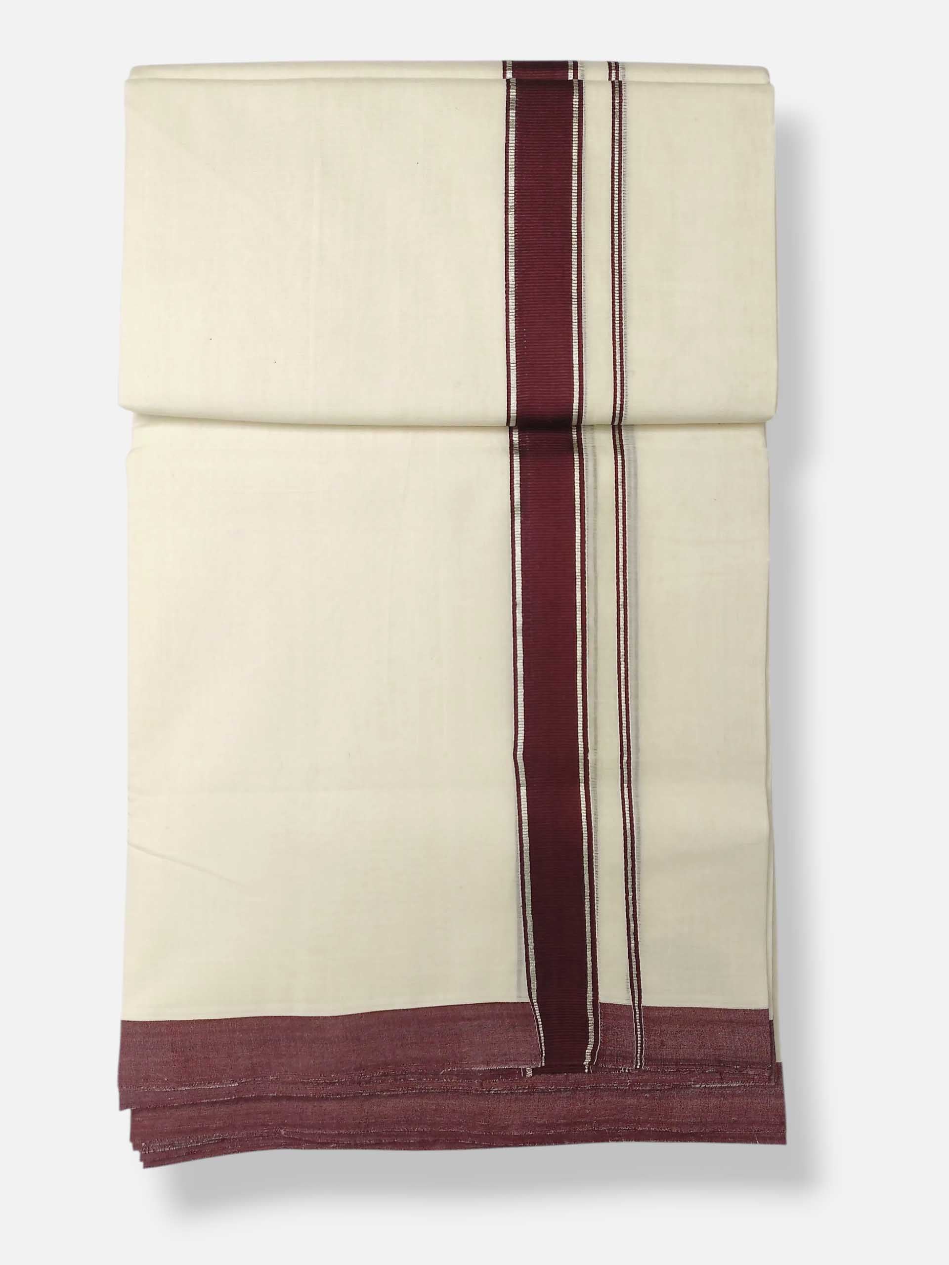 Kerala Premium Balaramapuram Handloom Dhoti/Mundu for Men