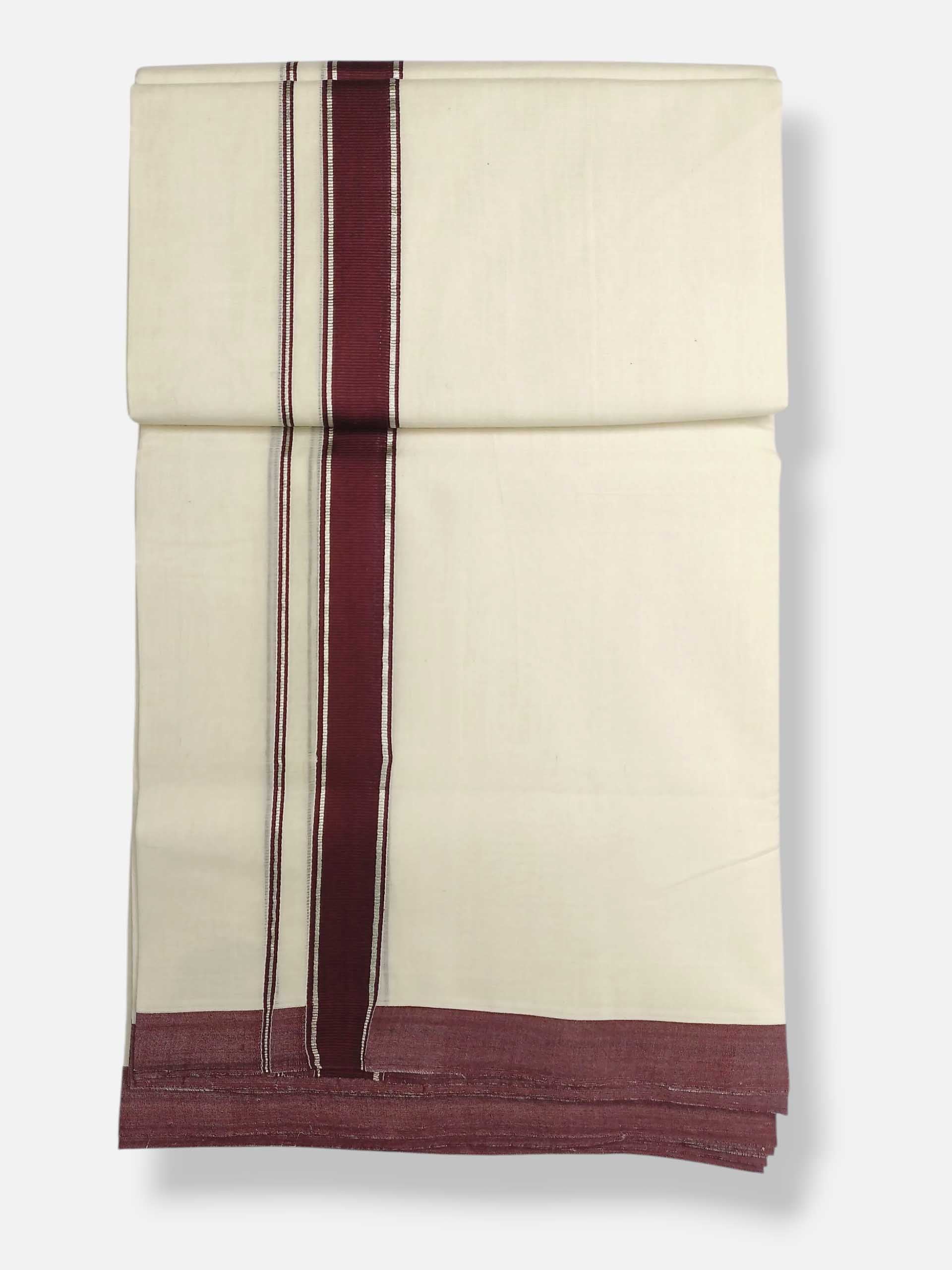 Kerala Premium Balaramapuram Handloom Dhoti/Mundu for Men