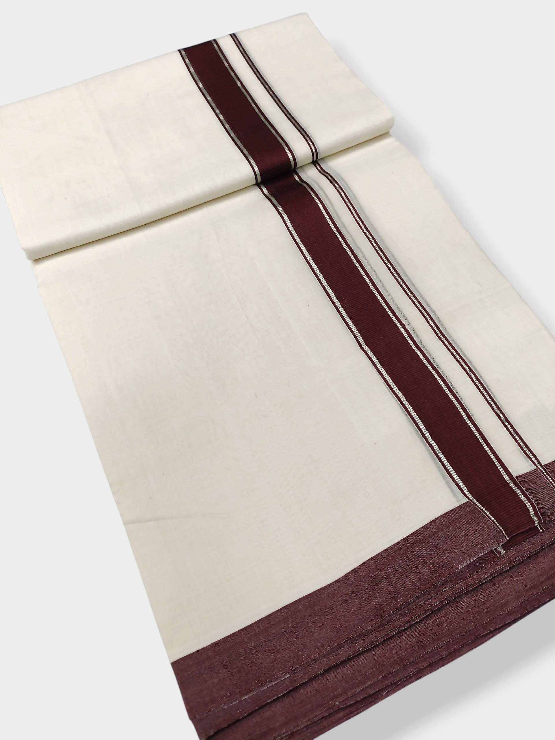 Kerala Premium Balaramapuram Handloom Dhoti/Mundu for Men