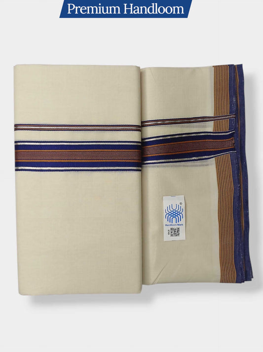 Kerala Premium Balaramapuram Handloom Dhoti/Mundu for Men