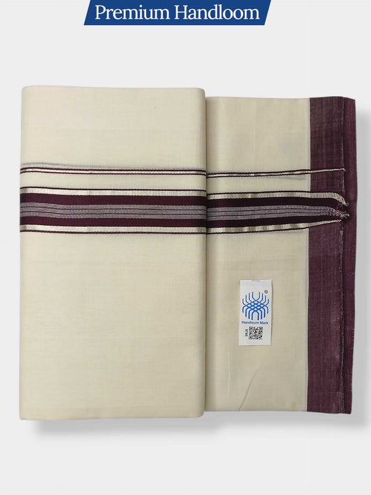 Kerala Premium Balaramapuram Handloom Dhoti/Mundu for Men