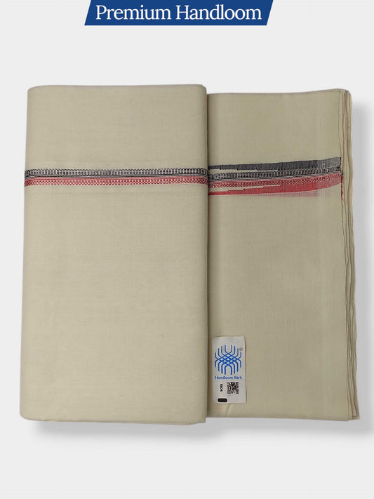 Kerala Premium Balaramapuram Handloom Dhoti/Mundu for Men