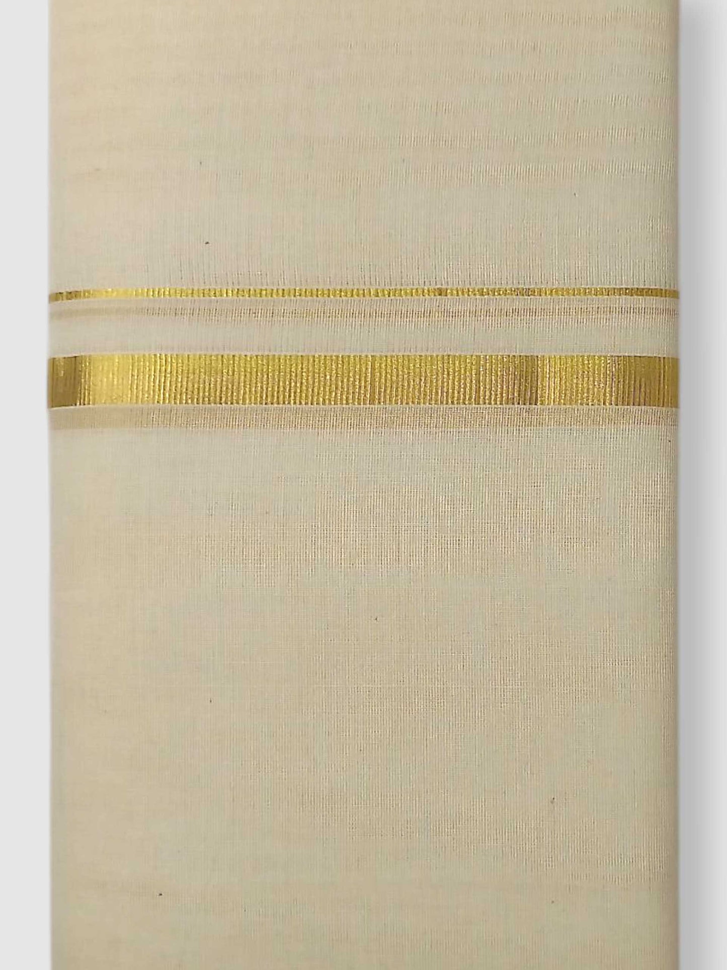 Original Balaramapuram Handloom Kasavu Mundu for Men