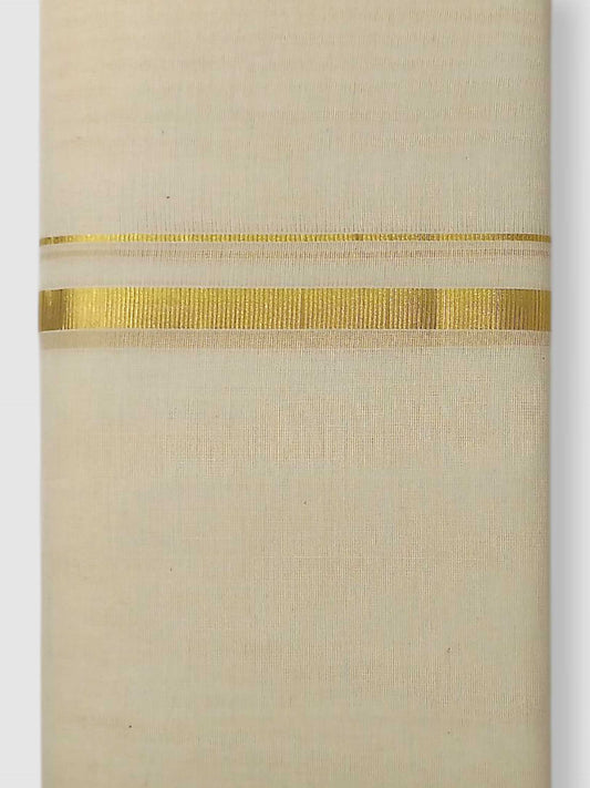 Original Balaramapuram Handloom Kasavu Mundu for Men
