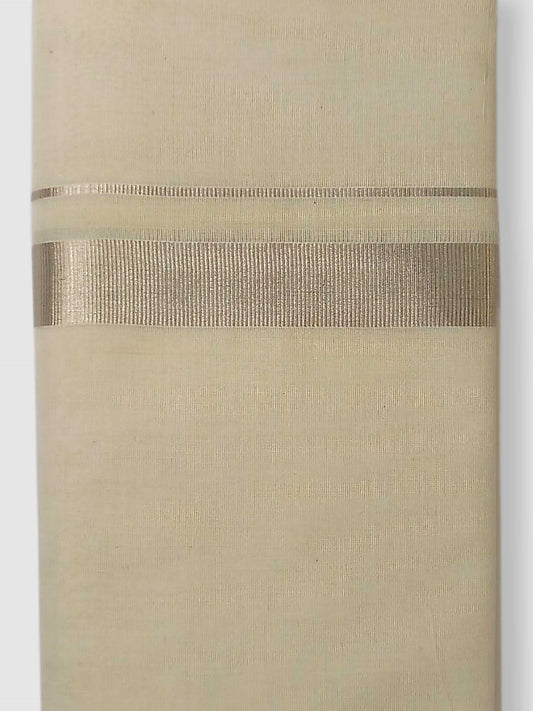 Original Balaramapuram Handloom Kasavu Mundu for Men