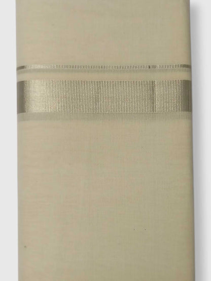 Original Balaramapuram Handloom Kasavu Mundu for Men