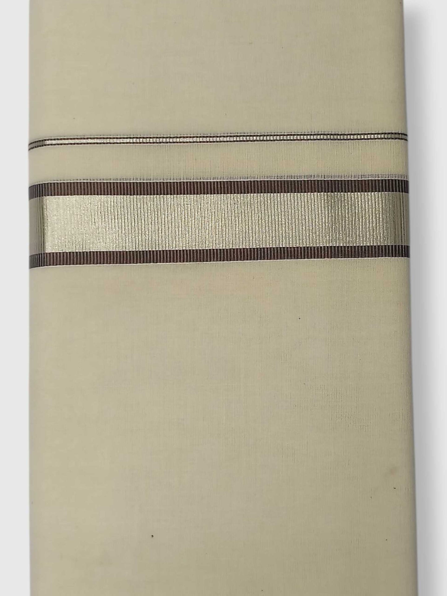 Original Balaramapuram Handloom Kasavu Mundu for Men