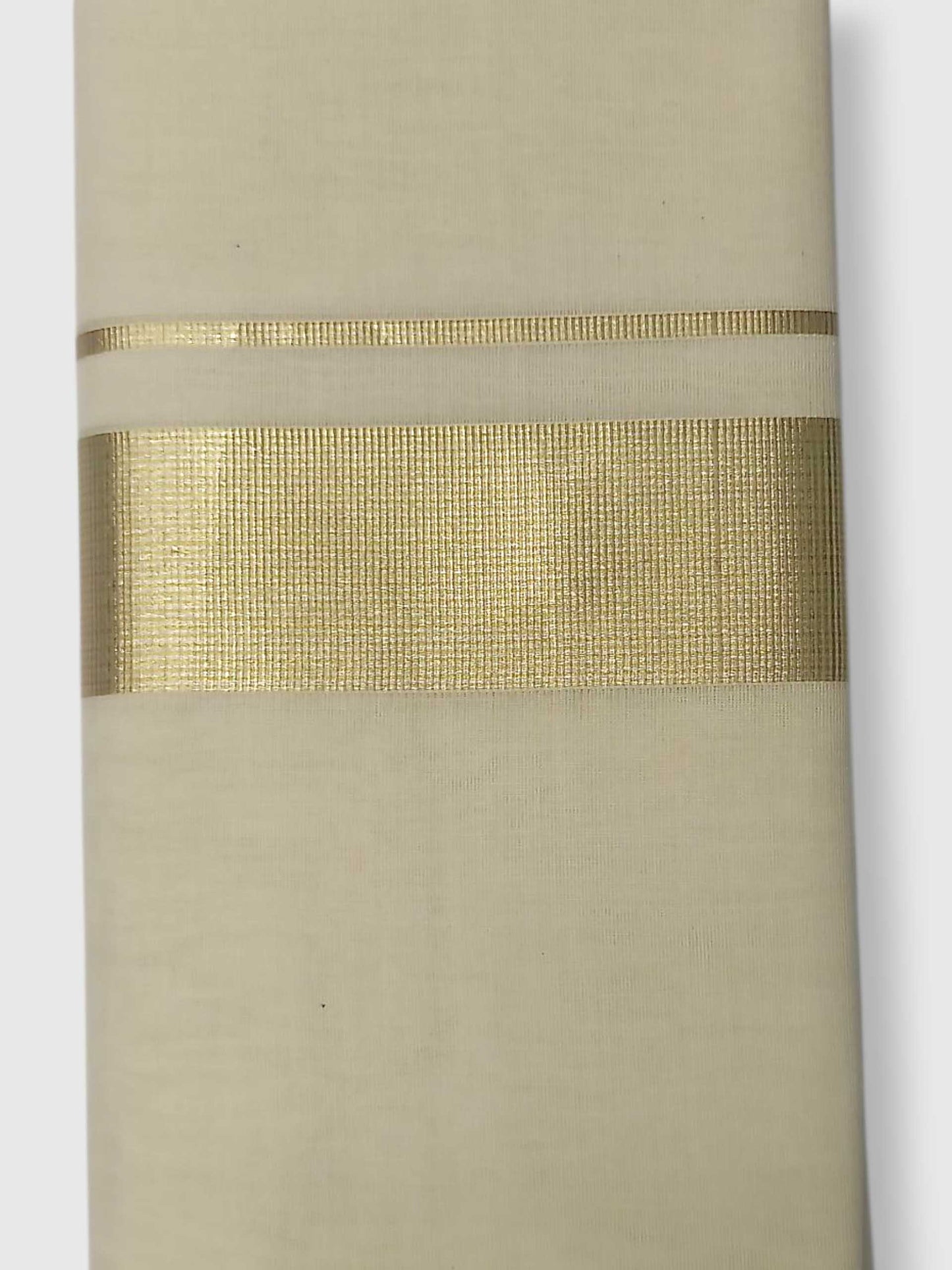 Original Balaramapuram Handloom Kasavu Mundu for Men