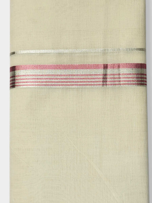 Original Balaramapuram Handloom Kasavu Mundu for Men
