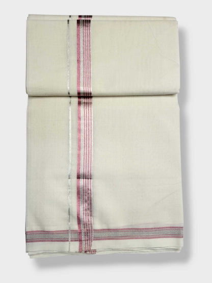 Original Balaramapuram Handloom Kasavu Mundu for Men