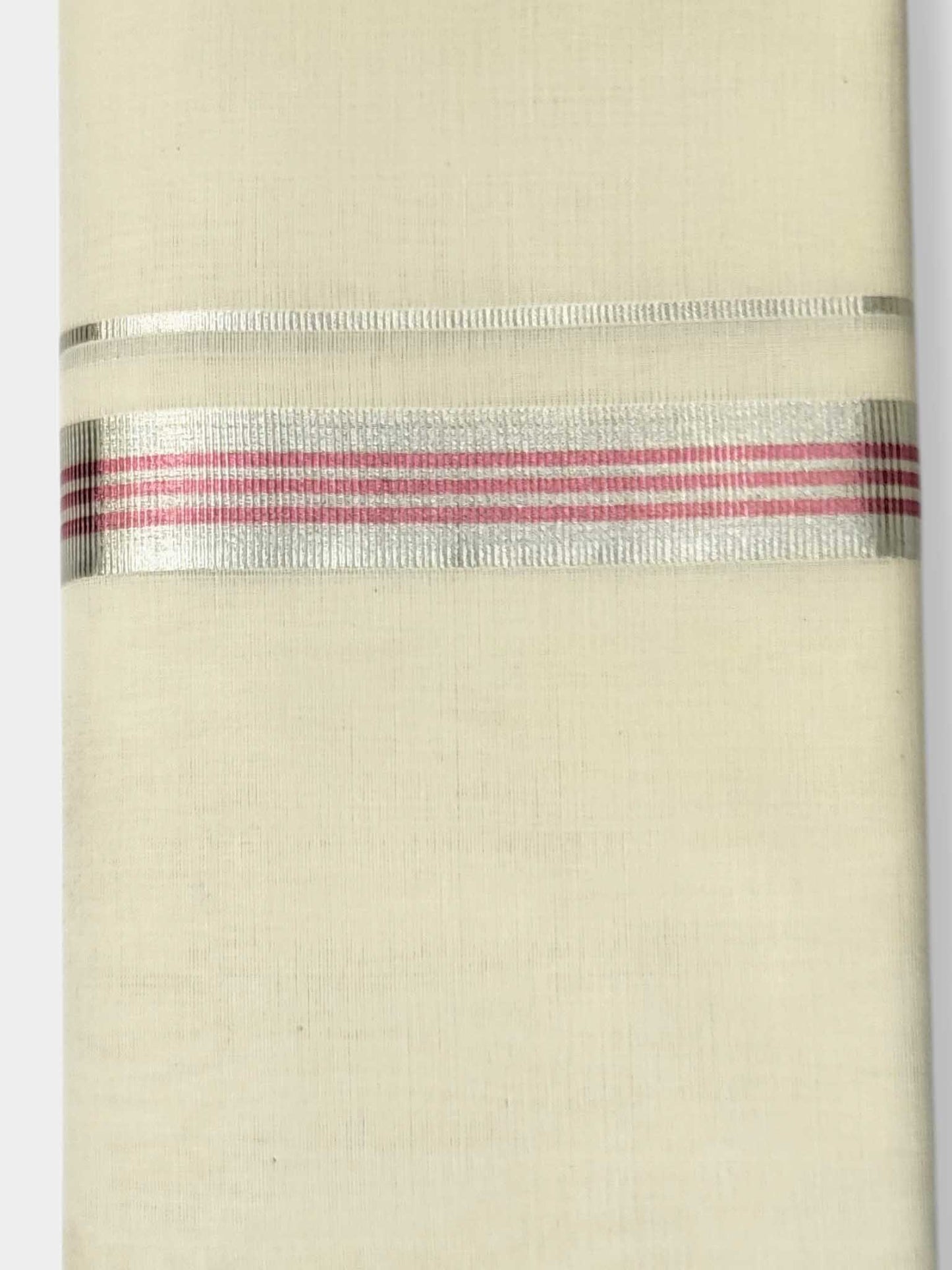 Original Balaramapuram Handloom Kasavu Mundu for Men