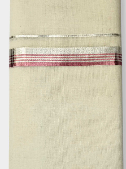 Original Balaramapuram Handloom Kasavu Mundu for Men