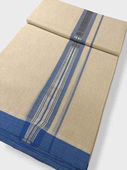 Kerala Balaramapuram Pure Cotton Handloom Mundu/Dhoti