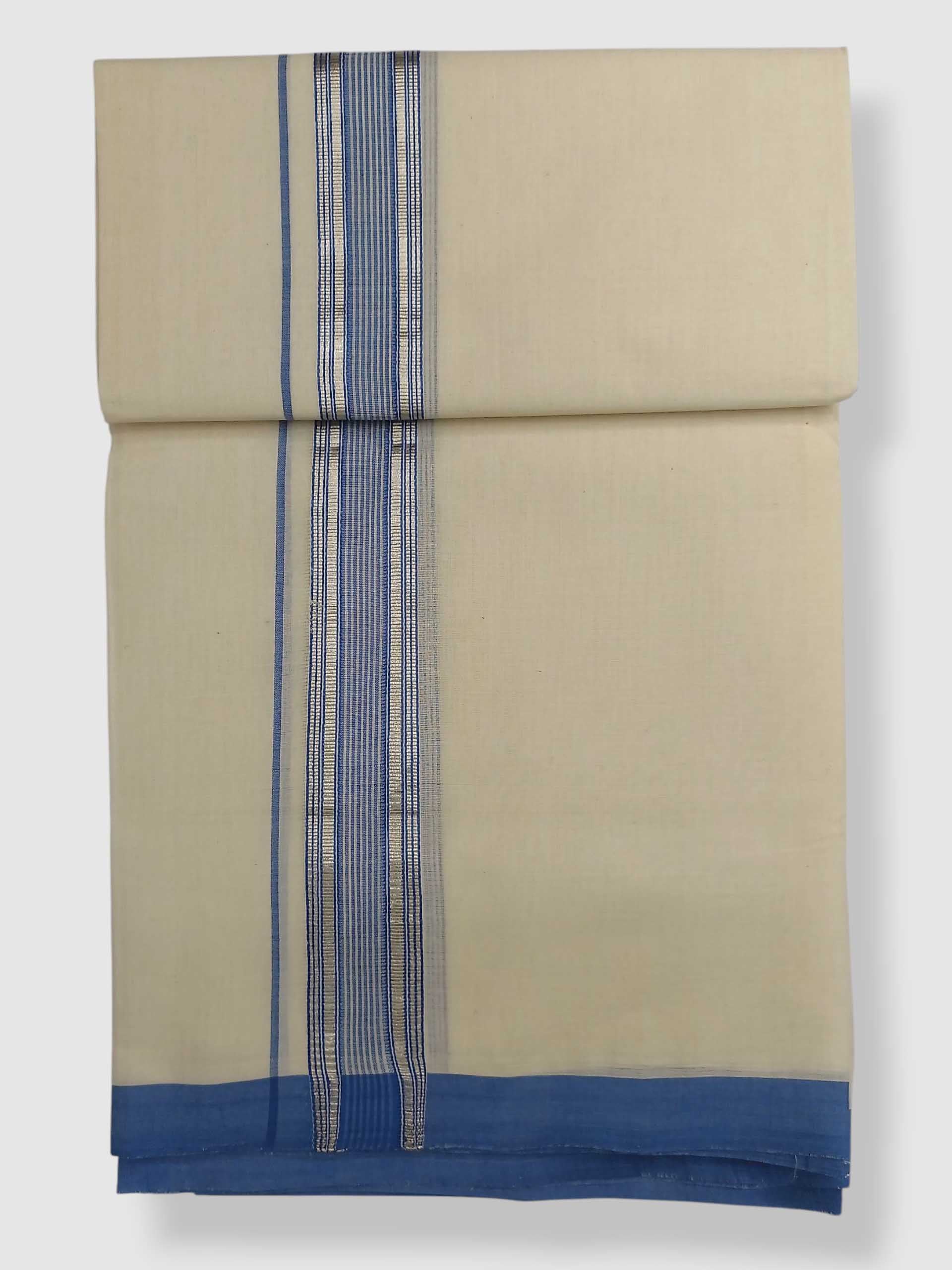 Kerala Balaramapuram Pure Cotton Handloom Mundu/Dhoti