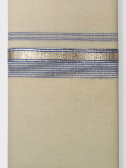 Kerala Balaramapuram Pure Cotton Handloom Mundu/Dhoti