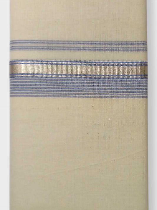Kerala Balaramapuram Pure Cotton Handloom Mundu/Dhoti