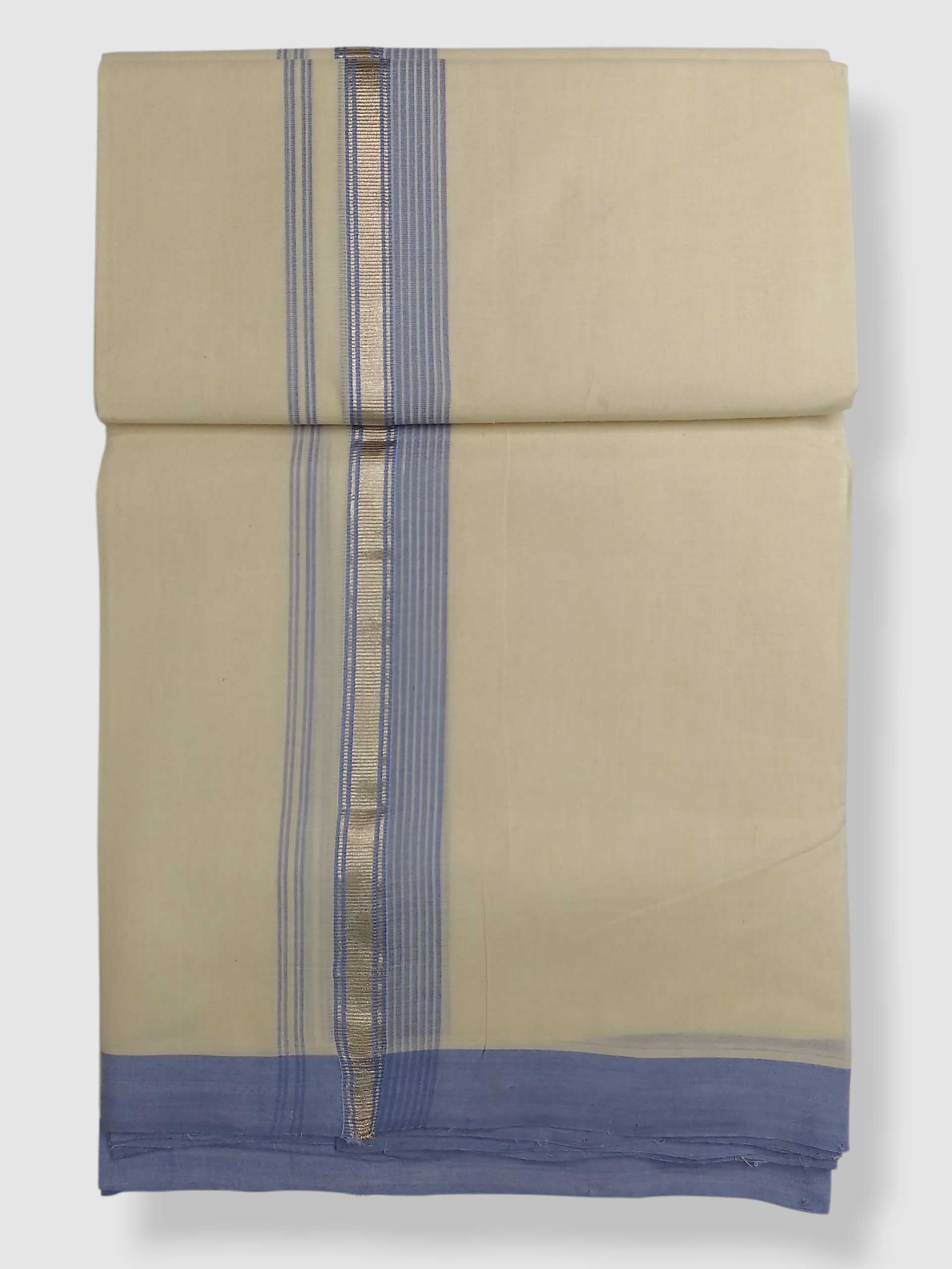 Kerala Balaramapuram Pure Cotton Handloom Mundu/Dhoti