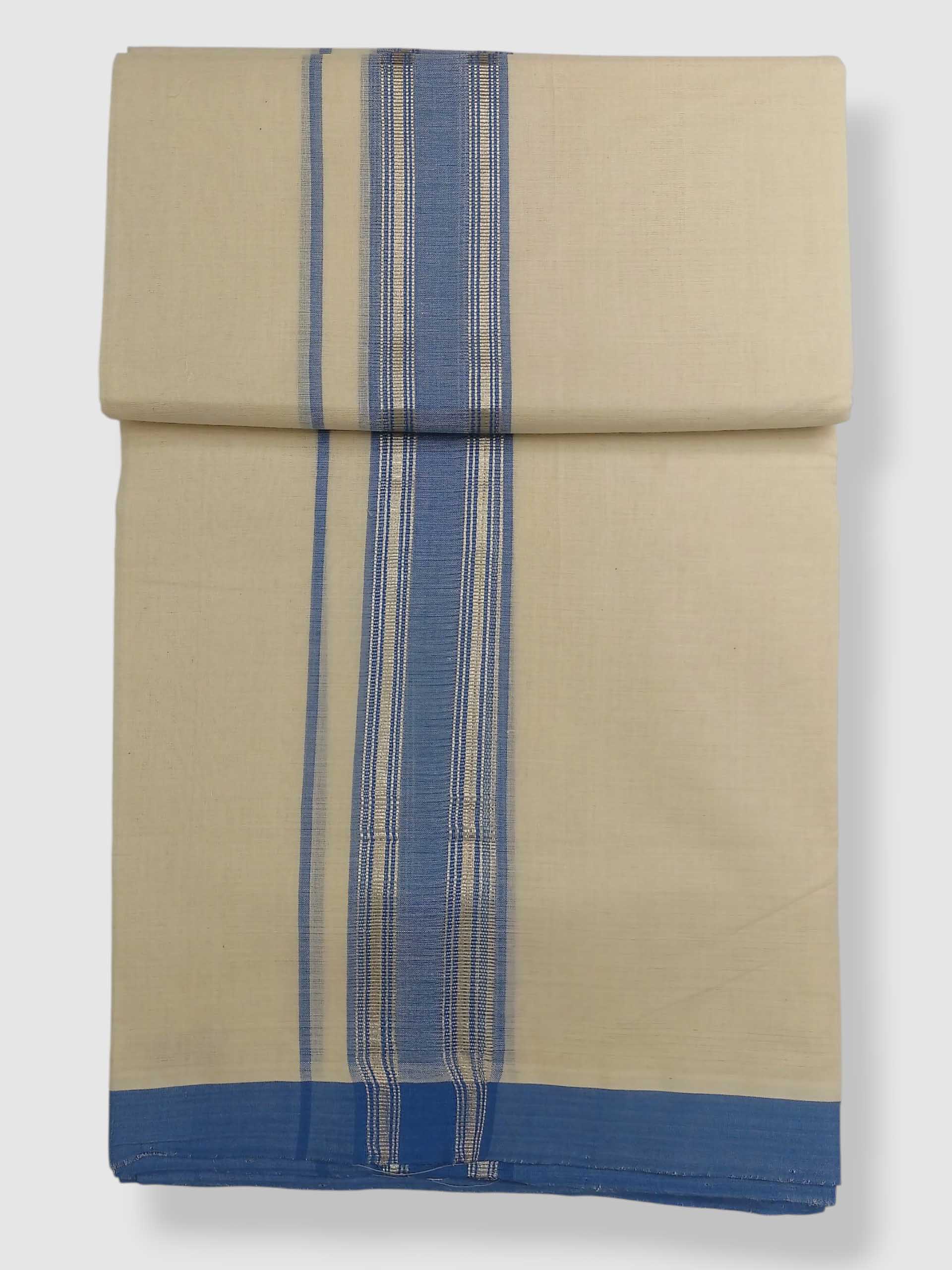 Kerala Balaramapuram Pure Cotton Handloom Mundu/Dhoti