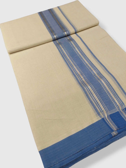 Kerala Balaramapuram Pure Cotton Handloom Mundu/Dhoti
