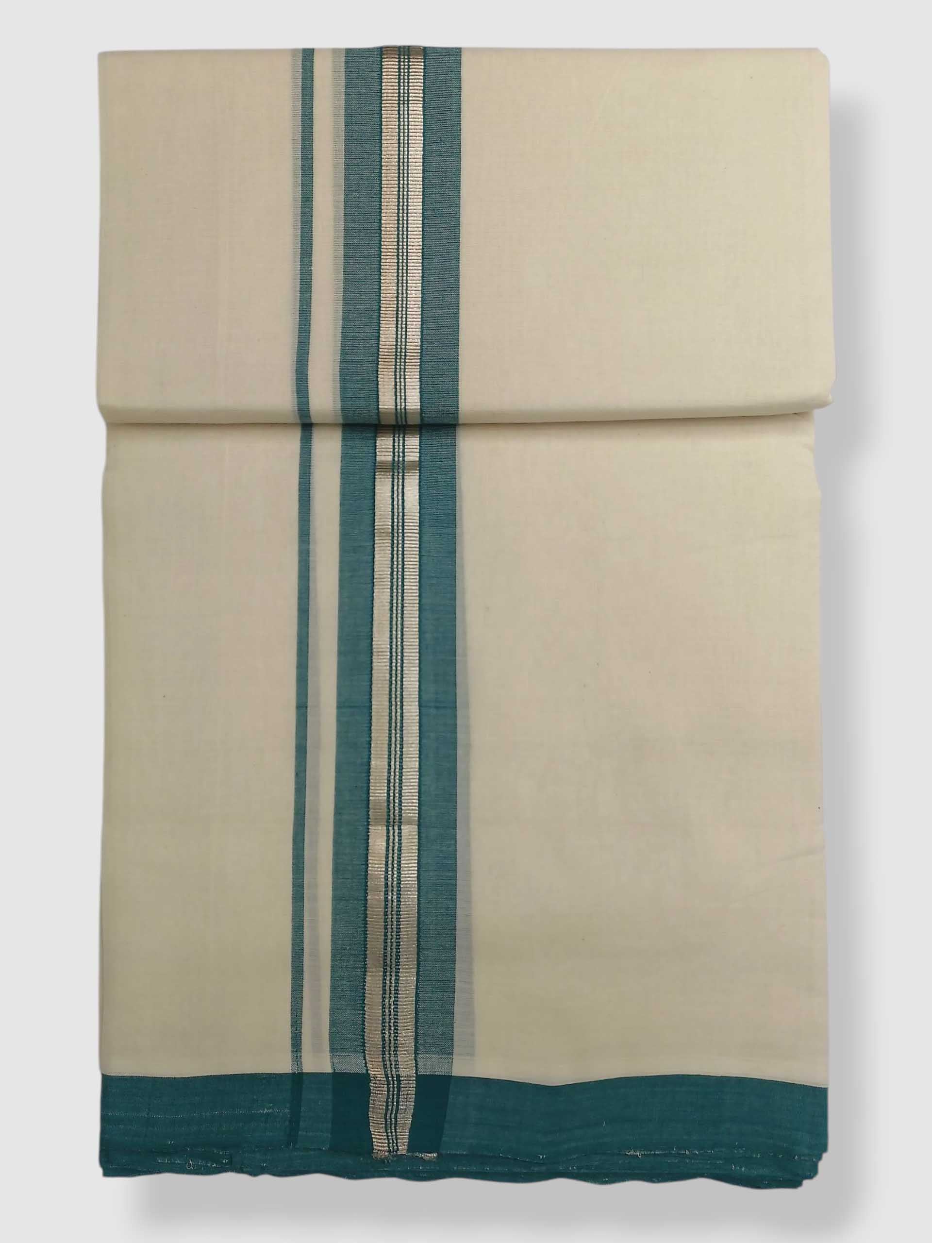 Kerala Balaramapuram Pure Cotton Handloom Mundu/Dhoti