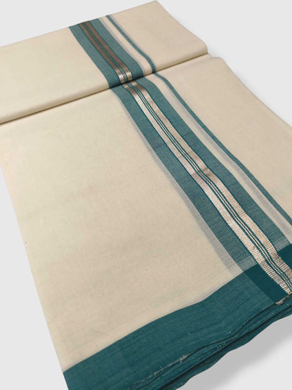 Kerala Balaramapuram Pure Cotton Handloom Mundu/Dhoti