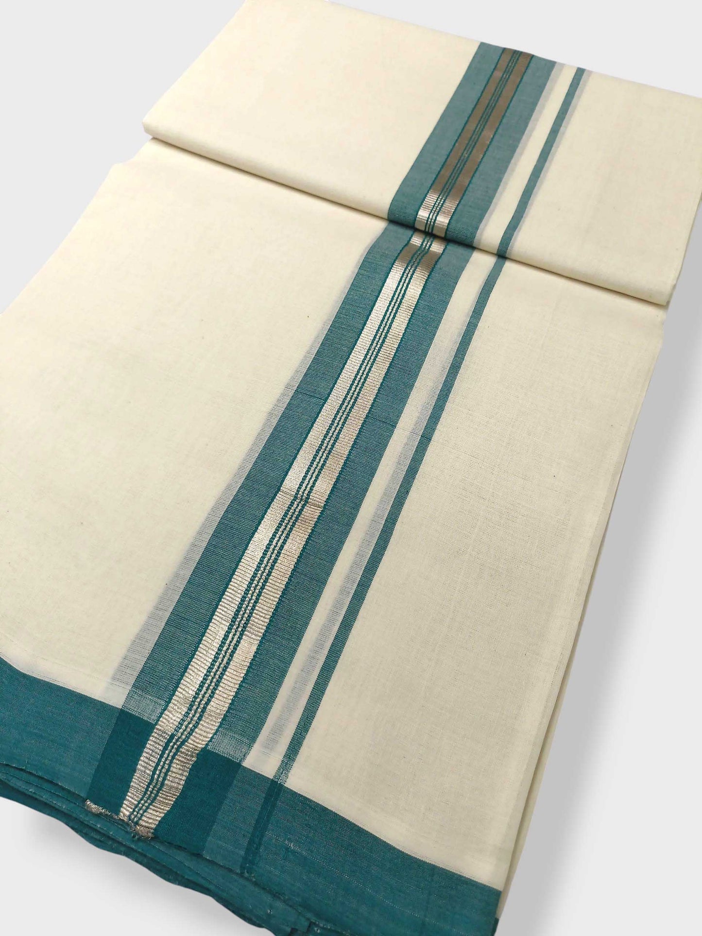 Kerala Balaramapuram Pure Cotton Handloom Mundu/Dhoti