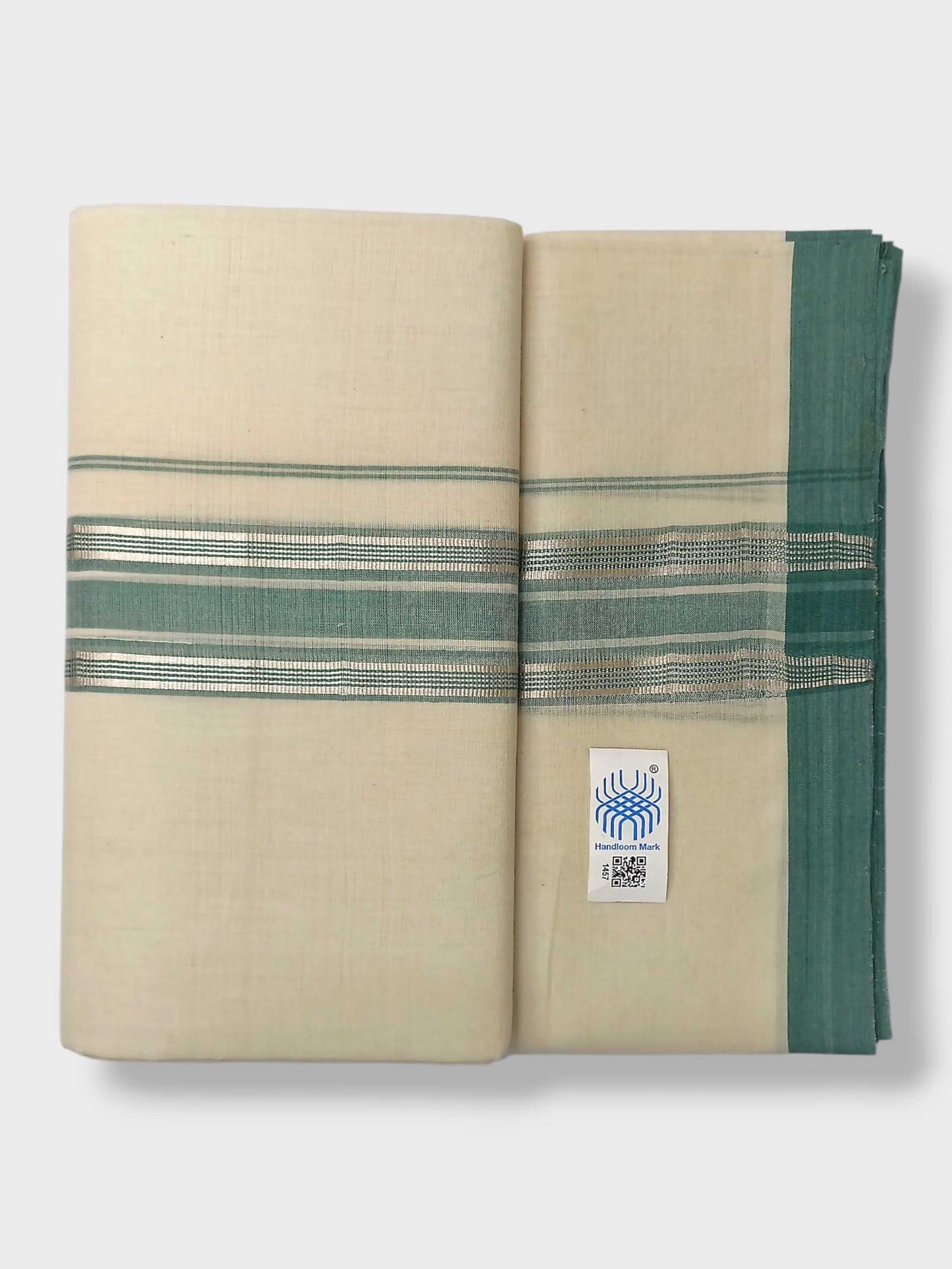 Kerala Balaramapuram Pure Cotton Handloom Mundu/Dhoti