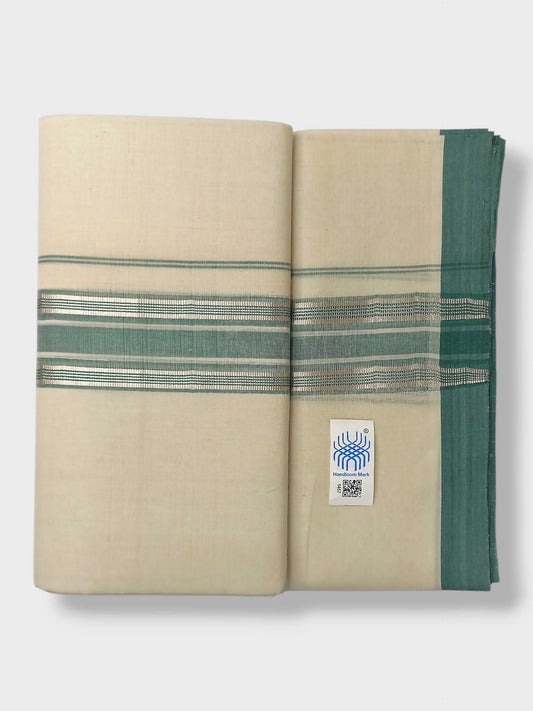 Kerala Balaramapuram Pure Cotton Handloom Mundu/Dhoti