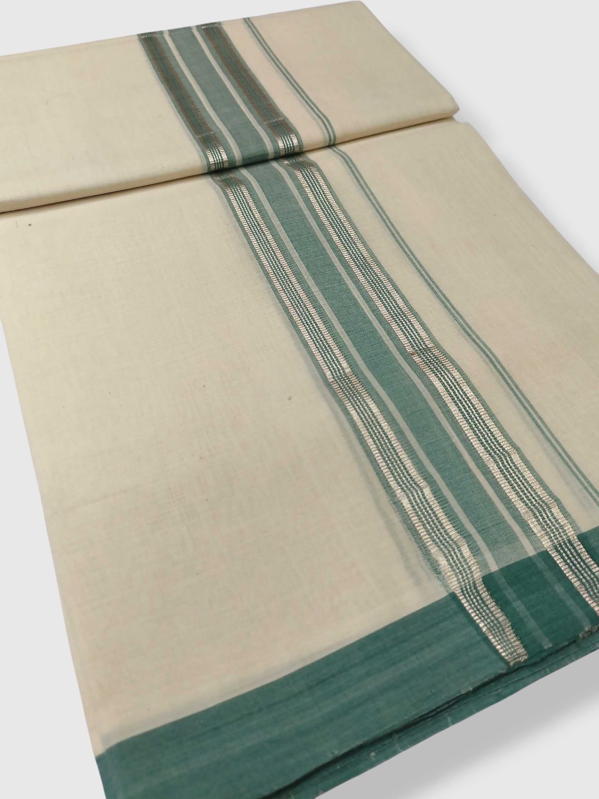 Kerala Balaramapuram Pure Cotton Handloom Mundu/Dhoti