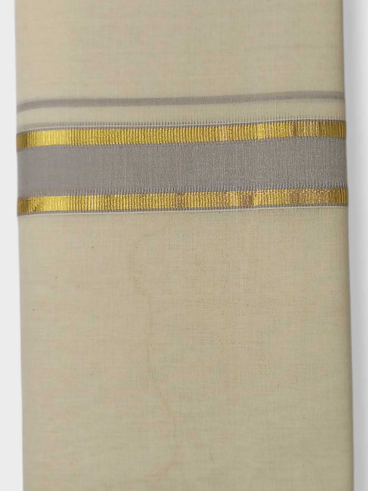 Kerala Balaramapuram Pure Cotton Handloom Mundu/Dhoti
