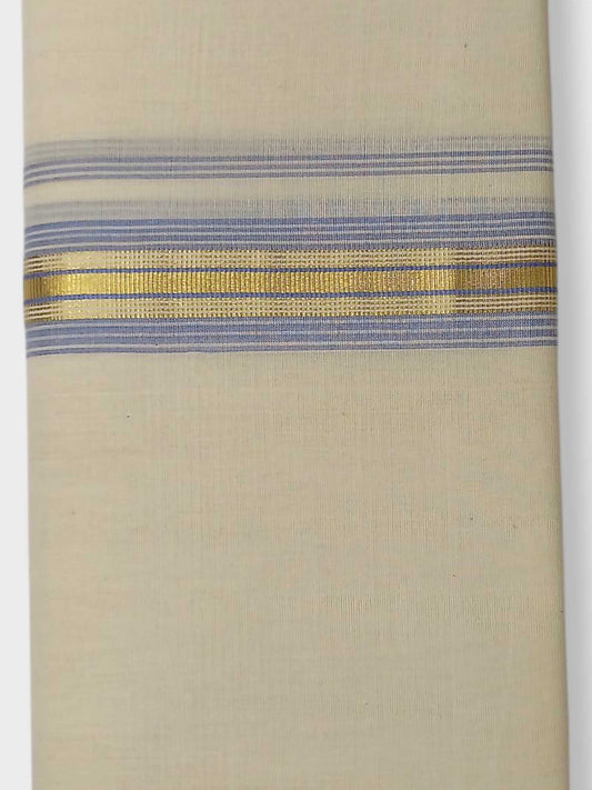 Kerala Balaramapuram Pure Cotton Handloom Mundu/Dhoti