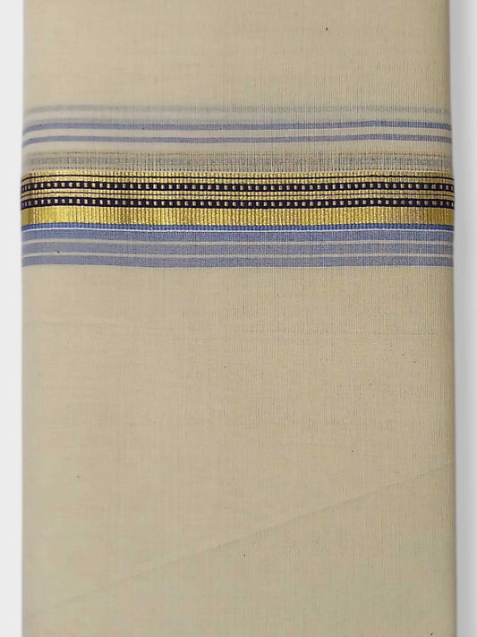 Kerala Balaramapuram Pure Cotton Handloom Mundu/Dhoti
