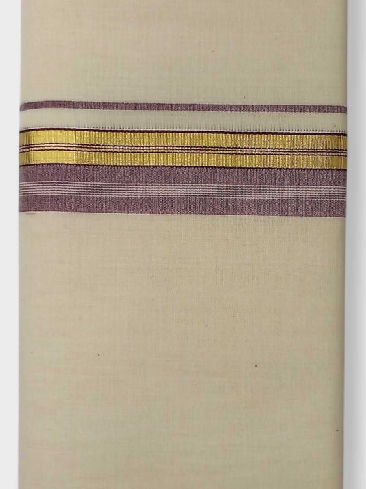 Kerala Balaramapuram Pure Cotton Handloom Mundu/Dhoti