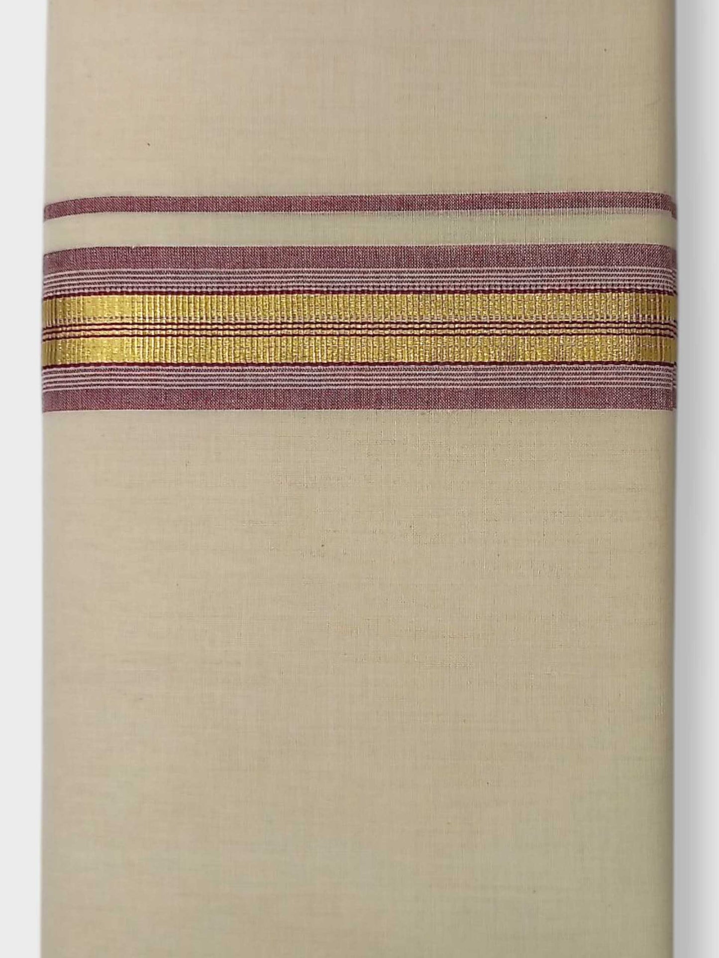 Kerala Balaramapuram Pure Cotton Handloom Mundu/Dhoti