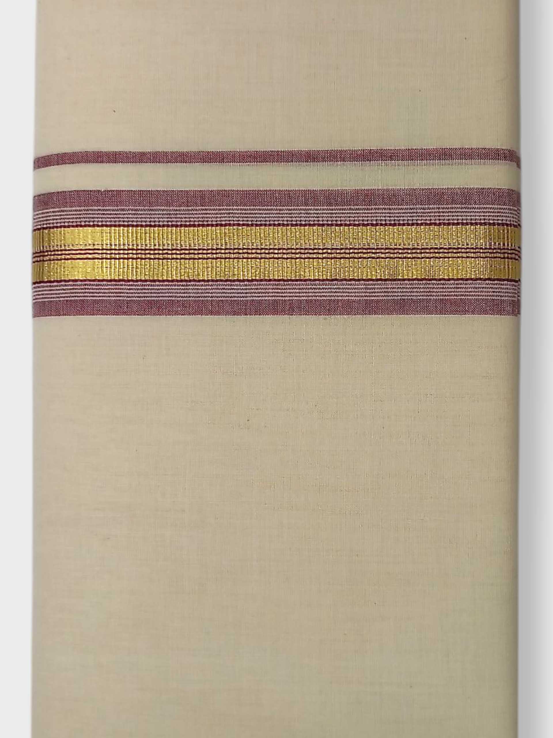 Kerala Balaramapuram Pure Cotton Handloom Mundu/Dhoti