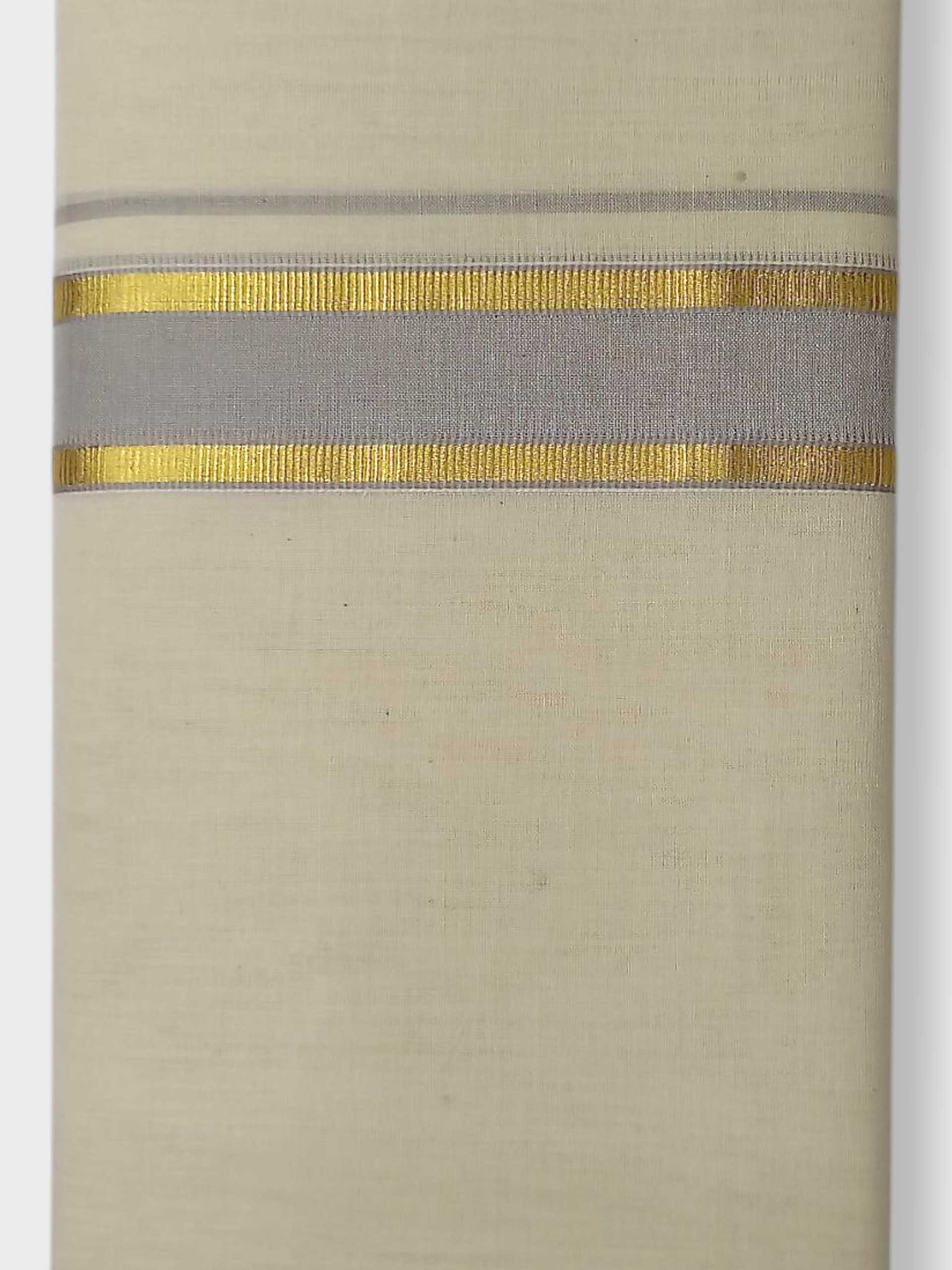 Kerala Balaramapuram Pure Cotton Handloom Mundu/Dhoti