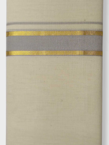 Kerala Balaramapuram Pure Cotton Handloom Mundu/Dhoti