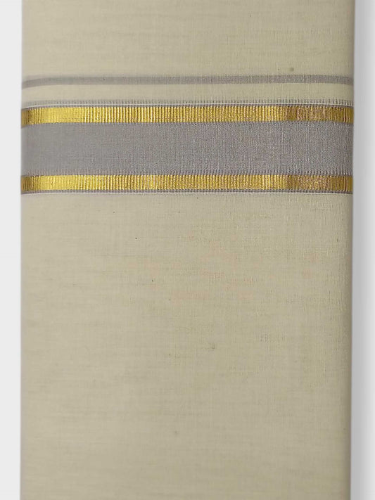 Kerala Balaramapuram Pure Cotton Handloom Mundu/Dhoti