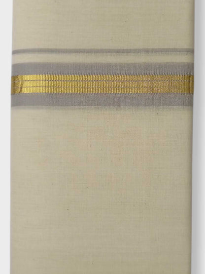 Kerala Balaramapuram Pure Cotton Handloom Mundu/Dhoti