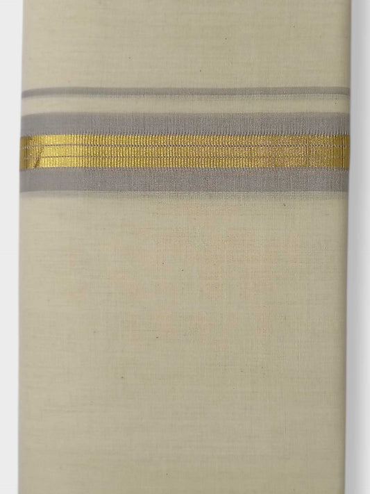 Kerala Balaramapuram Pure Cotton Handloom Mundu/Dhoti