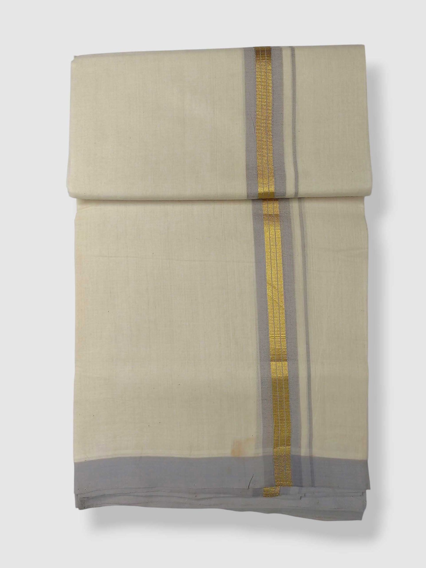 Kerala Balaramapuram Pure Cotton Handloom Mundu/Dhoti