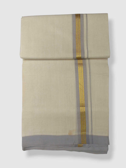 Kerala Balaramapuram Pure Cotton Handloom Mundu/Dhoti