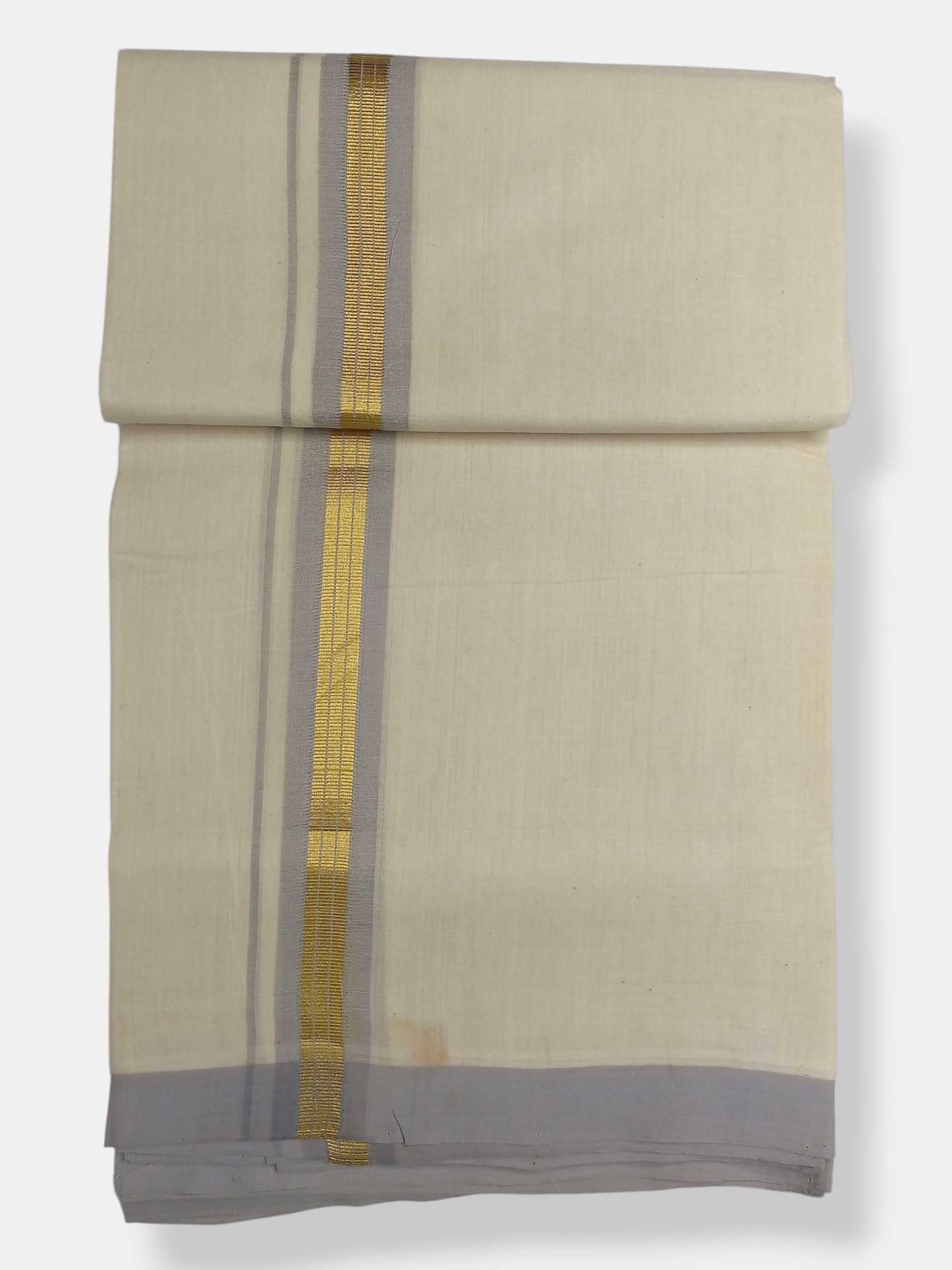 Kerala Balaramapuram Pure Cotton Handloom Mundu/Dhoti