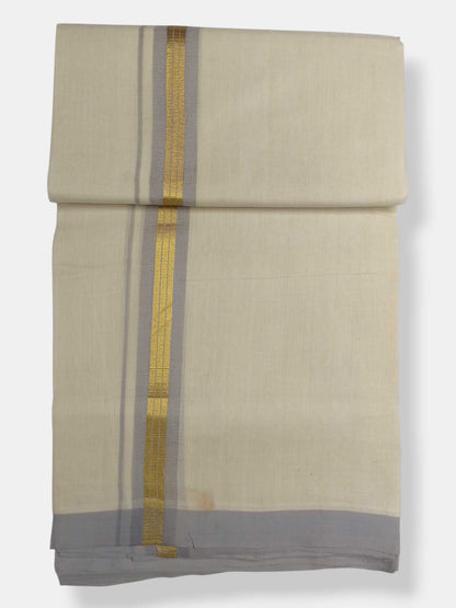 Kerala Balaramapuram Pure Cotton Handloom Mundu/Dhoti