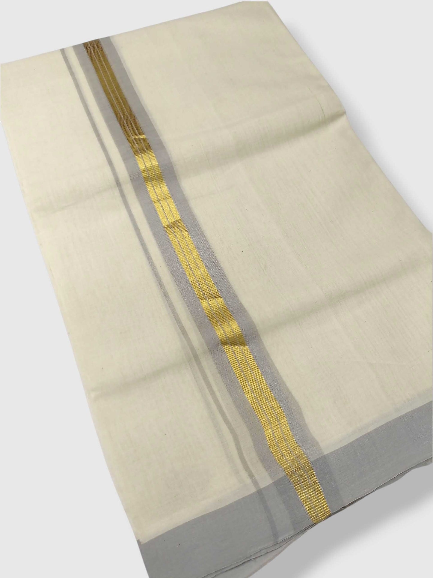 Kerala Balaramapuram Pure Cotton Handloom Mundu/Dhoti