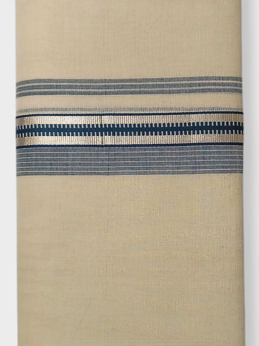 Kerala Balaramapuram Pure Cotton Handloom Mundu/Dhoti