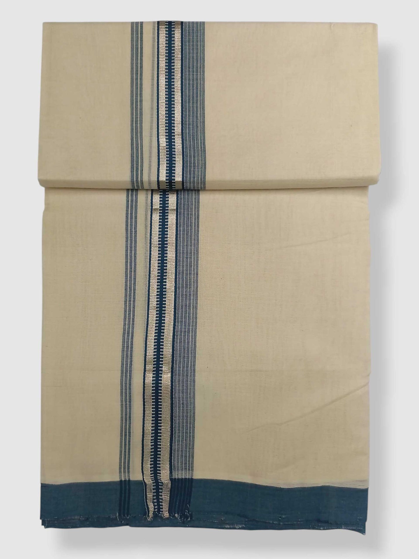 Kerala Balaramapuram Pure Cotton Handloom Mundu/Dhoti