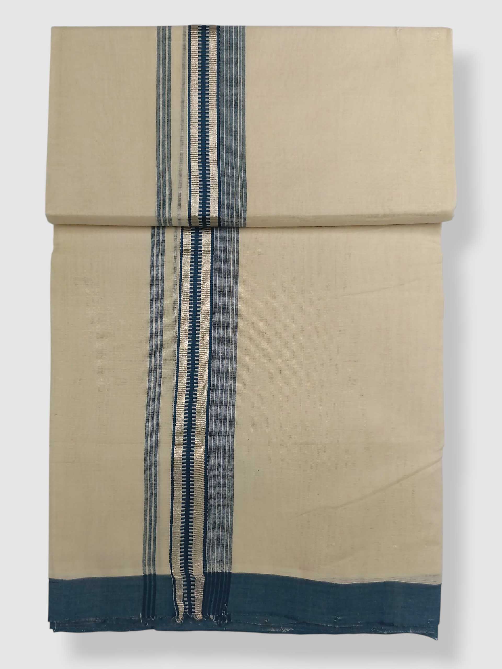 Kerala Balaramapuram Pure Cotton Handloom Mundu/Dhoti