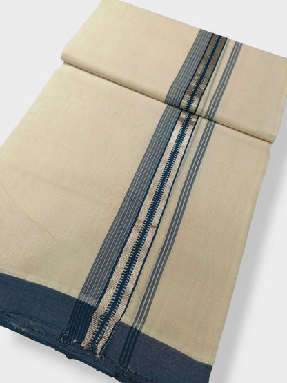 Kerala Balaramapuram Pure Cotton Handloom Mundu/Dhoti